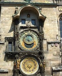 Prag astronomische Uhr auf dem Altstädter Ring gehört zur Stadtführung Nr 1 und 2